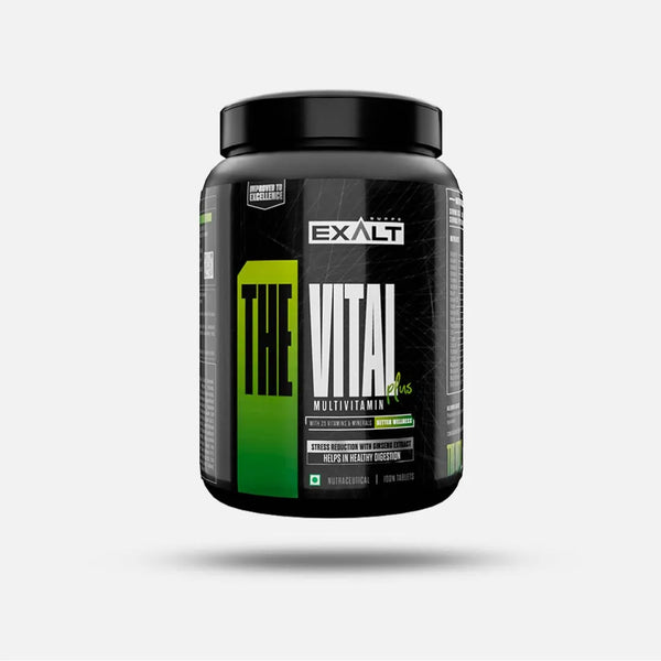 Exalt The Vital Plus Multivitamin | 100 Tablets | Complete Daily Nutrition with Essential Vitamins & Minerals