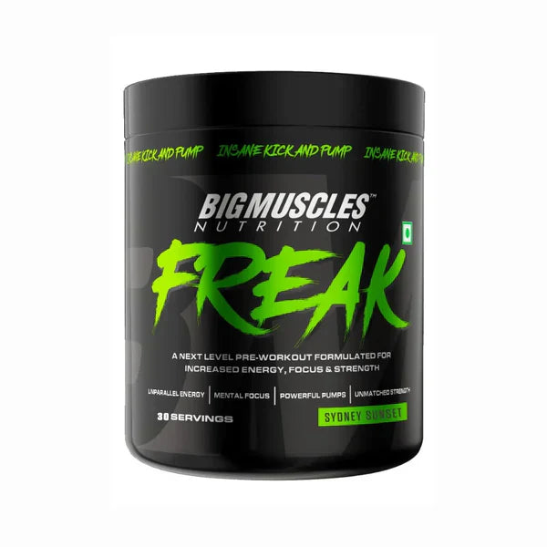 BIG MUSCLES NUTRITION FREAK – PRE-WORKOUT