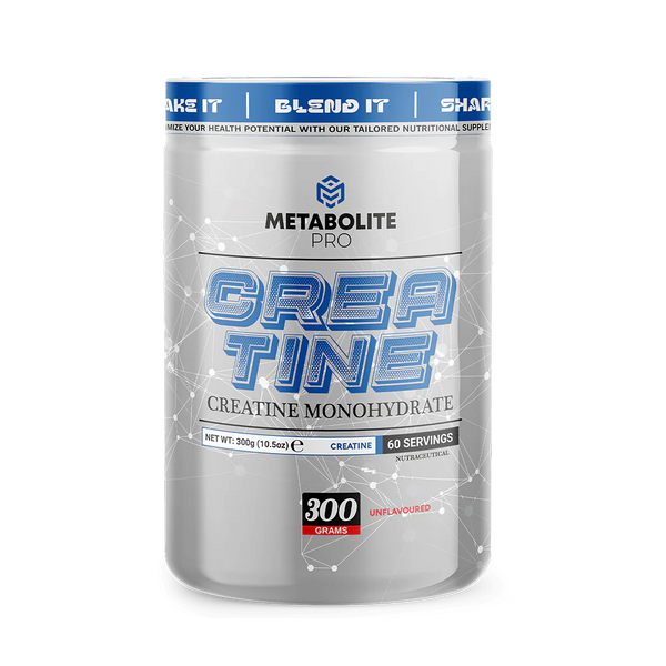 META CREATINE – Metabolite | 300g / 60 Servings | Supports Strength, Power & Muscle Growth | Flavour: Unflavoured