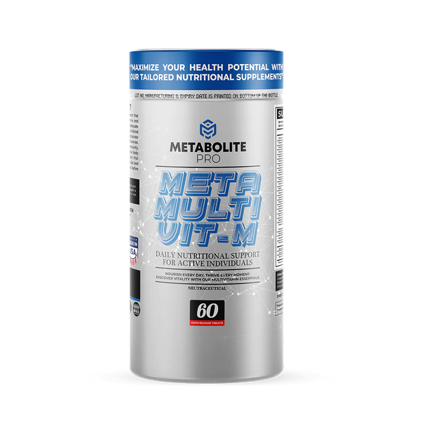Metabolite META MULTI VIT-M | 60 Rapid Release Tablets (30 Servings) | Advanced Men’s Multivitamin for Energy, Strength & Vitality
